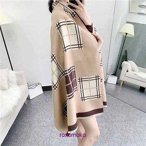Top Original Bur Home Winter scarves online shop 2023 New Imitation Cashmere Thickened Scarf for Womens Air Conditioned Room Shawl Korean Version Tian Zige Emb