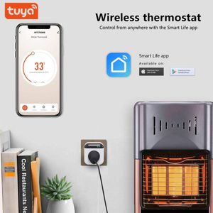 Frame Tuya 16A WiFi programmierbarer Raum Thermostat Countdown -Stecker Energiesparung Smart Socket Google Home Alexa Fernbedienung