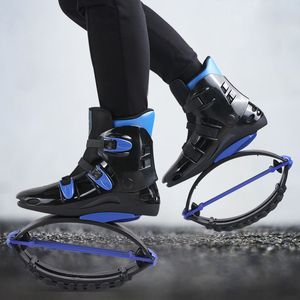 Встроенные роликовые коньки спортивные кроссовки Мужчины женщины кенгуру, прыгающие туфли, подпрыгивающие спортивные фитнес -обувь прыгает ботинки.