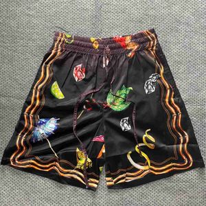 Casa Designer Short Fashion Casual kläder Strandshorts Högkvalitativa Casablanca Hawaiian Par Samma lösa Casual Shorts med samma topp