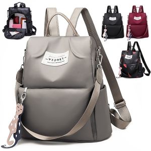 Bel çantaları moda anti hırsızlık sırt çantası kadınlar gündelik okul genç kız çok fonksiyonlu omuz çantası seyahat kızlar için okul çantaları 230703
