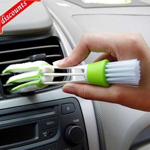 New Plastic Car Brush Cleaning Tool Auto Air Conditioner Vent Blinds Cleaner