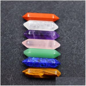 Stone 7 Chakra Zestaw Reiki Natural Crystal Kamienie Polerowanie Kwarc Rock Yoga Energy Head Dekoration