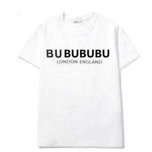 Mens T Shirt Tasarımcı Pamuk Elbise Malzeme Mon Boyut S-XXXXL Siyah Beyaz Moda Erkekler Kadın Tees Yaz Kısa Kollu Tshirt