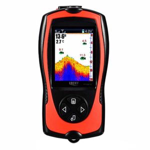 Fish Finder 45m Depth HD LCD Wireless Sonar Sensor Transducer Fish Finder Fishing Detector Water Depth Echo Sounder Fishing Finder Portable HKD230703