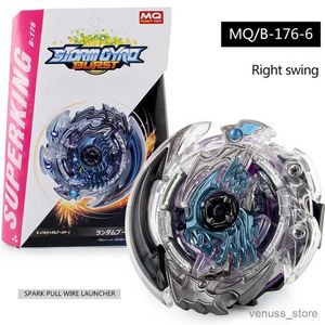 4D Beyblade BURST BEYBLADE SPINNING Giocattoli Hollow Deathscyther Set Giocattoli per bambini con scintilla Pull Wire Launcher R230829