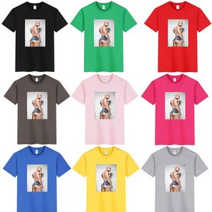 Men's Clothing Designer T-shirt Travel Clothing Hip-hop Street T-shirts Printing Cotton Woman Short Sleeve Sweat-Adsorbwnt Breathable Asian Size XS-2XL