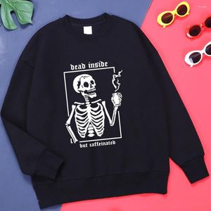 Men's Hoodies Enjoy Coffee Time Men'S Fashion Oversized Streetwear Harajuku Graphics Hoodie Simplicity Personality Clothes For Men