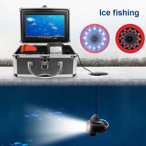 Fish Finder Erchang Fishfinder Kamera För Vinterfiske 15m 7 Inches 1000TVL Infraröd Och Vit LED 4500Mah Batteri Vattentät HKD230703