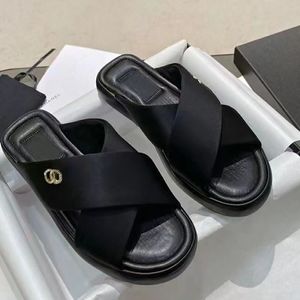 Chaanel ccity Designers Flat c slipper Sandals sandals Slides Women Flops Classic black sandals Platform sandals Womens Rubber Thick Sole Fashion New Styles