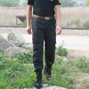 Calças de carga preta dos homens estilo militar calças táticas casuais pantalones calças de trabalho finas calças de segurança da polícia do exército macacão