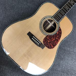 Top Solid Spruce Acoustic Guitar, Redwood Fingerboard and Bridge, 41 Electric Guitar, Factory New, 2020 2588