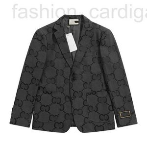 Мужские костюмы Blazers Дизайнерский костюм 2023 GGITY модный костюм Slim Cover Business Office Wedding Elegant Top Pare Пара декоративное алфавит