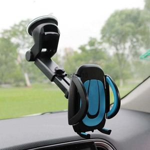 Car Phone Holder Gps Accessories Sticky Suction Cup Auto Dashboard Windshield Mobile Cell Phone Retractable Mount Stand L230619