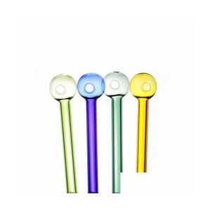 Cachimbos de 4 Polegadas Colourf Water Pipe Thick Pyrex Glass Oil Burner Tube Glasses Drop Delivery Home Garden Household Sundries Acce Dhjkg