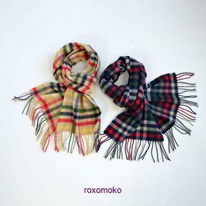 Top Original Bur Home Winter scarves online shop Wool scarf shawl for men and women versatile autumn winter insulation color woven plaid cashmere