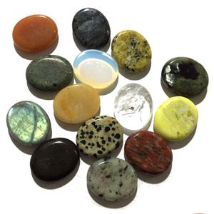 Stone Worry Thumb Gemstone Natural Rose Quartz Healing Crystal Therapy Reiki Treatment Spiritual Minerals Mas Palm Gem 25X30Mm Drop Dhdhy