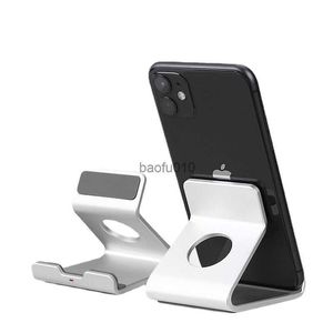 Universal Mobile Accessories Portable Mini Mobiltelefon Tablett Metallhållare Stand för iPhone iPad Samsung Xiaomi Huawei L230619