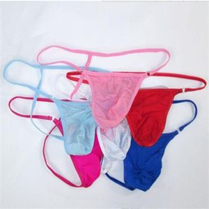 new Whole - Mens Sexy G-String Thong Contoured Pouch with rings stretchy Silky Soft Underwear280d