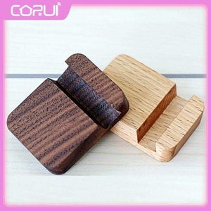 High-quality Wood Materials Solid Wood Cell Phone Racks Universal Durable Desk Stand Holder Flexible Portable Phone Accessories L230619