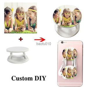 Mobile Plate Holder Phone Custom DIY Grab Hand Stand Cell Foldable Cheap Grip Tok Support Telephone Portable Car Accessories L230619