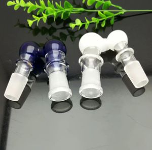 Glass Smoking Pipes Manufacture Hand-blown hookah Bongs Colored mushroom glass adapter