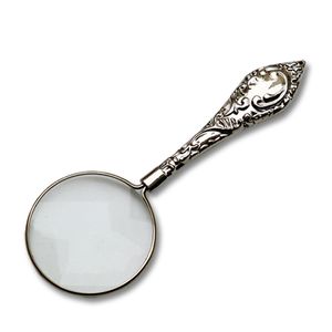 100pcs 5X Carved Magnifier Handheld Magnifier Reading Magnifying Glass Lens For Reading Inspection Crafts Jewelry Loupe