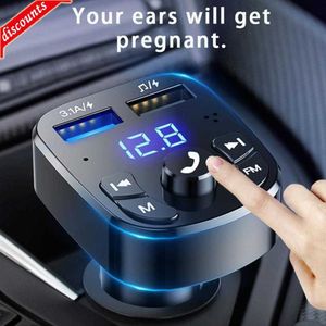 New 12-24V Car Bluetooth FM Transmitter 87.5-108 mhz Audio Car Mp3 Player 5V Output USB Auto Car Fast Charge Electronic Accessories