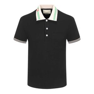 Mens Stylist Polo Shirts Luxury Italy Casual Tops Tshirt High Street Fashion Designer Polos Summer Short Sleeve Cotton t Shirtvz46