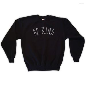 Women's Hoodies Sugarbaby Arrival Be Kind Sweatshirt Unisex Jumper Long Sleeved Fashion Tumblr Crew Neck Bee Pullover