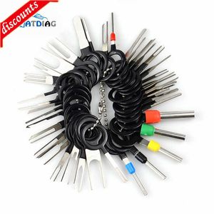 New 3/8/18/38/41pcs Car Terminal Removal Tool Wire Plug Connector Extractor Puller Release Pin Extractor Kit For CarPlug Repair Tool