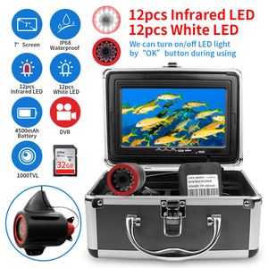 Fish Finder Erchang Videocamera per la registrazione video per la pesca Pescatore subacqueo Impermeabile 15m Infrared Winter Ice DVR Fishing Camera HKD230703