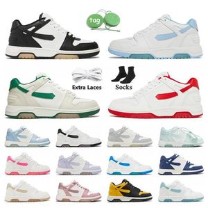 2023 Off Office Designer Excellent Casual Shoes Mens Women's Fashion Running Shoes 30 Mm Low Tops Women Basketball Sneakers Black White Green Size 36-45