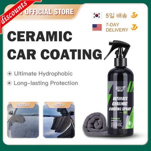 New S6 Nano Ceramic Car Coating Quick Detail Spray-Extend Protection of Waxes Sealants Coatings Quick Waterless Paint Care HGKJ