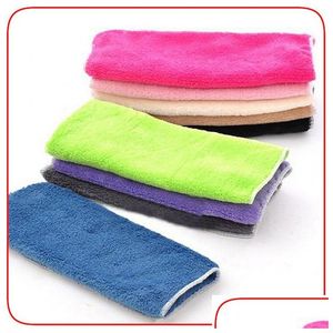 Cleaning Cloths Eco-Friendly Natural Wood Fiber Non-Stick Oil Rags Kitchen Towel Mti-Purpose Dish Scouring Pad Drop Delivery Home Ga Dhtux