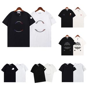 Basic-T-Shirt für Herren, Designer-T-Shirts mit doppelt gesticktem Abzeichen für Damen, Grafik-T-Shirts für Herren, Sommer-T-Shirt