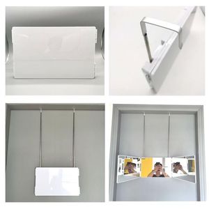 Ramy Trifold Mirror Regulowany dom domowy Makijaż 3 Way Self fryzjerstwo