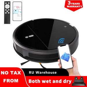 Robot Aspirapolvere Robot Aspirapolvere Mappa Navigazione Wet Mopping Disinfect4000Pa Aspirazione Smart Memory Home Ahpliance Strumenti per aspirapolvere 230701