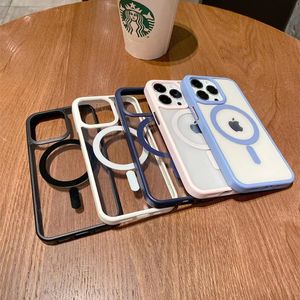 Magnetic iPhone 14 Pro Max Case Case Case متوافق مع Magsafe لـ iPhone 13 12 11