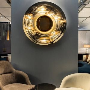 Vägglampa Nordic Led Crystal Badrumsljus Sovrum Wandlamp Luster Cabecero De Cama Dining Room