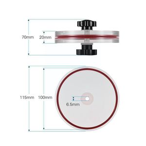 Vasi Vinyl Record Label Saver Impermeabile Ep Lp Vinyl Record Cleaner Dedicato Clip di pulizia Strumento di protezione Accessori per lettori