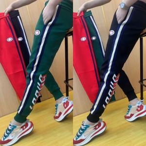 Calças de brim masculinas casuais de ciclismo Calças de moletom masculinas Calças de corrida masculinas casuais femininas Calças de cintura elástica casuais de moda hip-hop Roupas esportivas