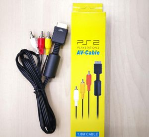 AV Audio Video Cable for PS3 PS2 Console N64 NGC GameCube PlayStation 3 Color Component RCA TV HDTV Display Line Cord