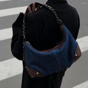 Abendtaschen 2023 Vintage Frauen Handtaschen Europäische Designer Demin Damen Schulter Weibliche Mädchen Crossbody Hobos Tasche