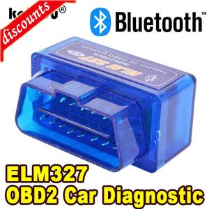 Ny Bluetooth ELM327 V2.1 V1.5 Auto OBD Scanner Code Reader Tool Bildiagnosverktyg Super MINI ELM 327 för Android