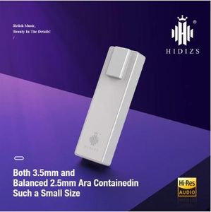 Наушники Hidizs S9 Pro нанимает усилитель для наушников Hi-Fi, декодирование типа C, адаптер ЦАП на 3,52,5 мм, ЦАП-усилитель для телефонов/ПК, портативный аудиовыход