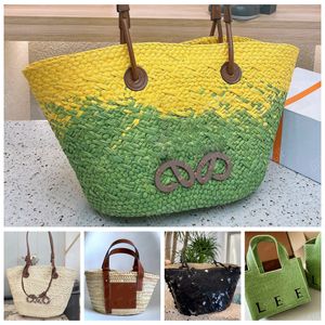 Tote Bag Totes Handbag Grass Tote Bag Designer Handbags Luxo Shoulder Bag Straw Grass Bag Women Classic Fashion Totes