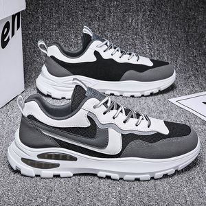 Running Shoes for men black white yellow fashion old daddy Jogging Comfortable breathable light casual sneakers outdoor mens trainers