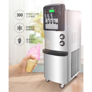 LINBOSS Soft Serve Gelato Commerciale Che Fa Macchina Tre Gusti Per Negozi Di Bevande Fredde Ristoranti Distributore Automatico Da Tavolo Del Gelato Al Yogurt