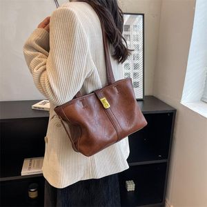 Evening Bags Women's Handbags 2023 Korean Pu Leather Big Shoulder Tote Bag For Woman High Quality Large Sling Fashion Designer Female